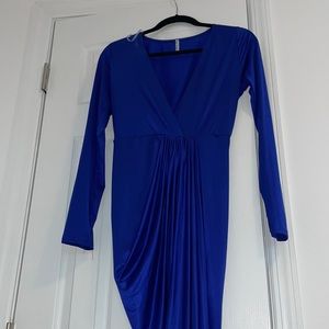 Blue stretchy dress